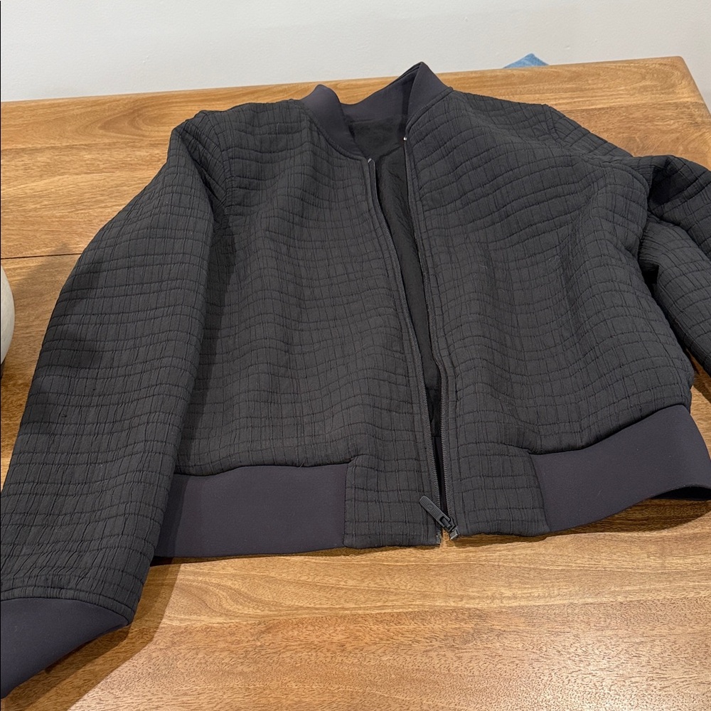 lululemon athletica Black Bomber Jacket